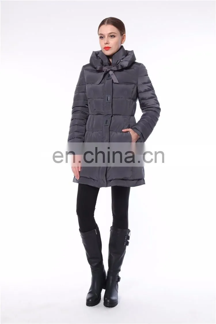 2016 New Arrival Woman Long Europe Style Womens Plain Black Jacket