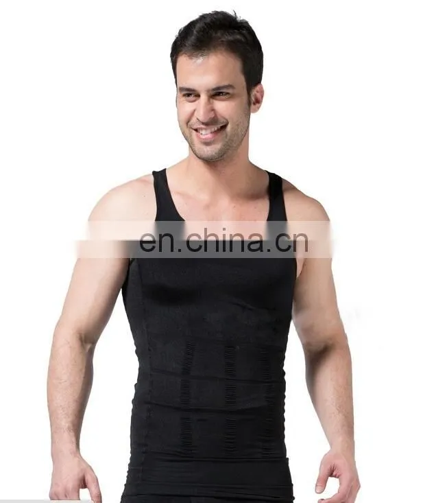 Men's Elastic Sculpting Vest Thermal Compression Base Layer Slim Tank