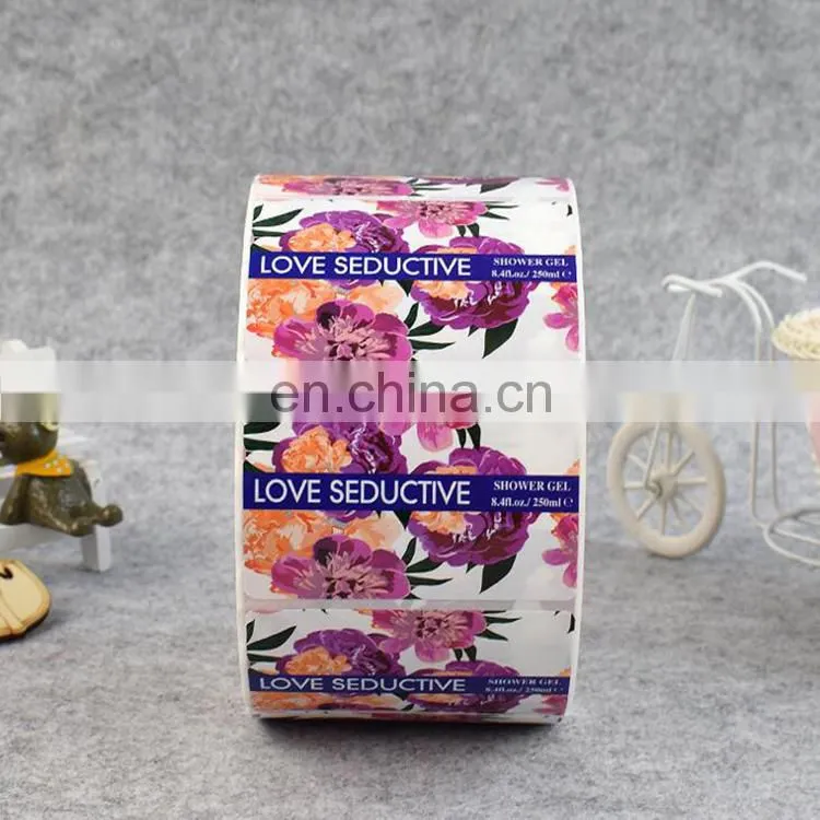 Reusable adhesive sticker wholesale automatic colorful printing wallpaper sticker roll