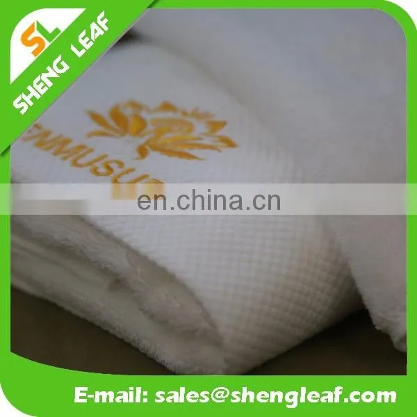 custom hotel hand towel bath towel with embroidered logo