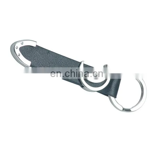 WHOLESALE HIGH QUALITY MADE IN CHINA STAR LEATHER KEYCHAIN