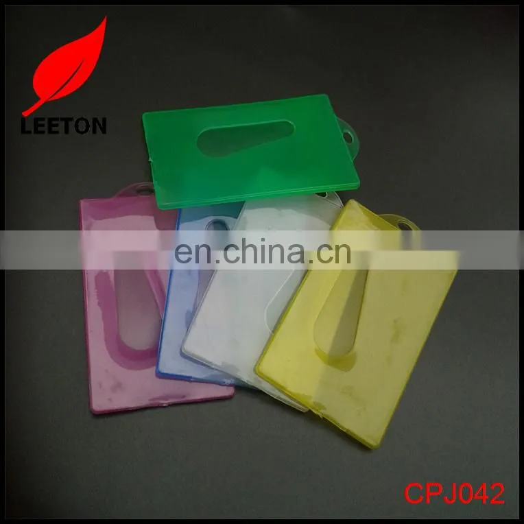 Factory supply custom colorful rigid strong ID card holder for school