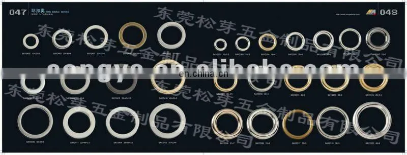 SA5066 metal slide buckles,pants/bags double d ring buckle Fashion double d ring metal bag strap accessories