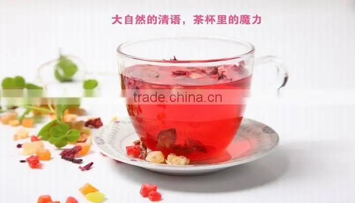 Delicious Chinese Herbal fruit tea, fruit blending tea,famouse flower flavored tea