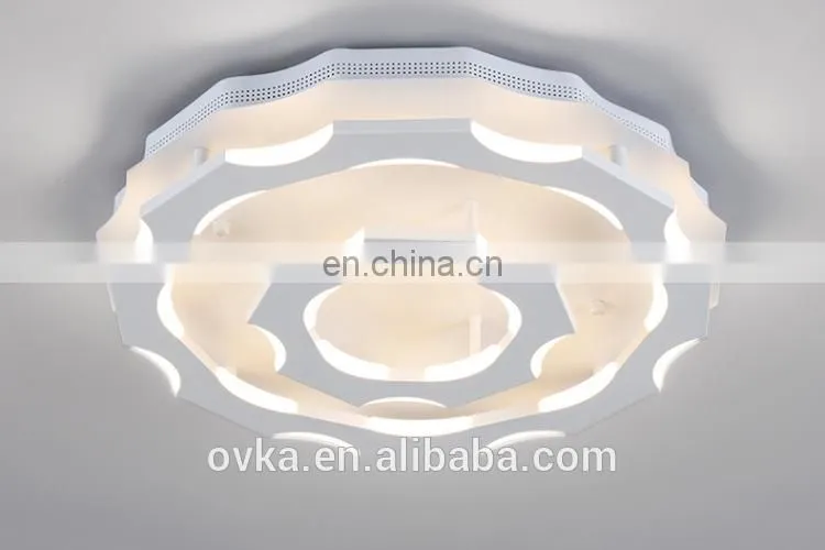 Simple style ceiling lamp LED 3-layer shape combination acrylic ceiling lamp