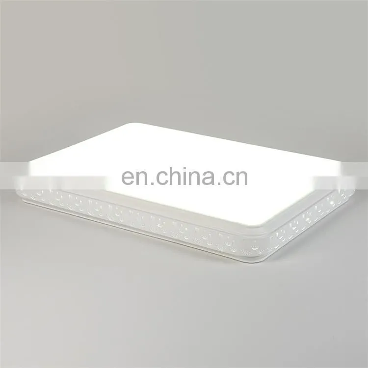Modern square simple with remote control led ceiling light for bedroom