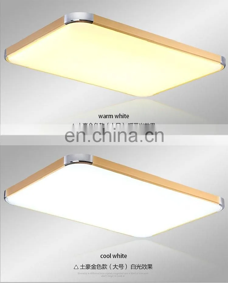 LED modern ultra-thin led ceiling lamps Nonpolar dimmable rectangular bedroom light