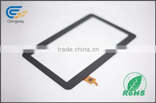 Factory price Ratio 16:9 10.1 inch capacitive touch button glass panel