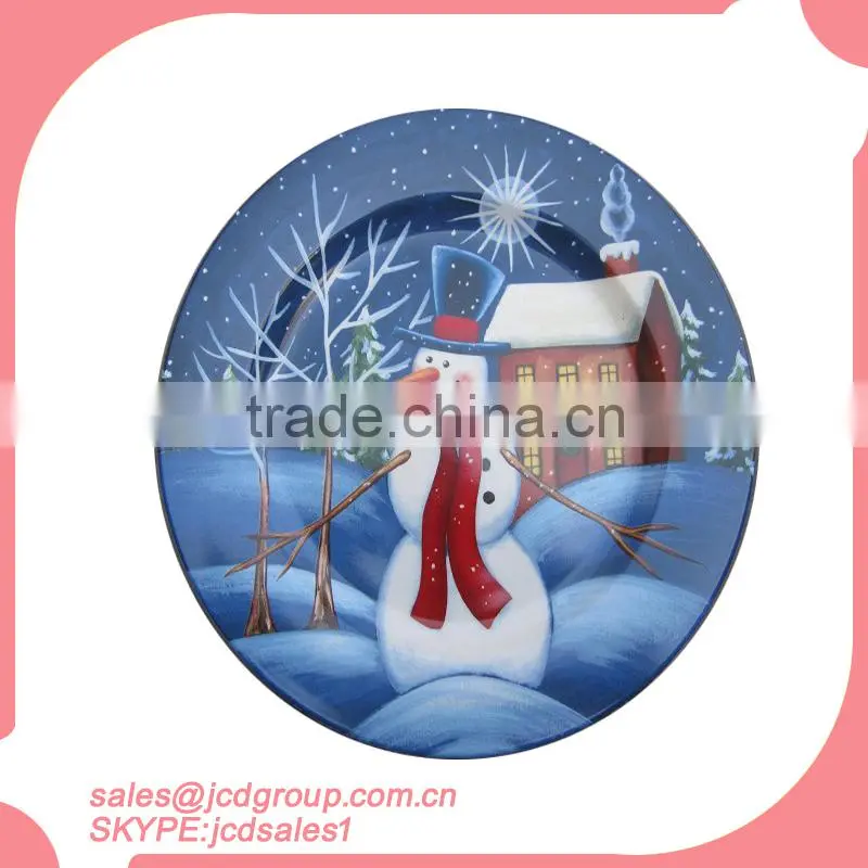 New Design Christmas Ceramic Plates Wholesale