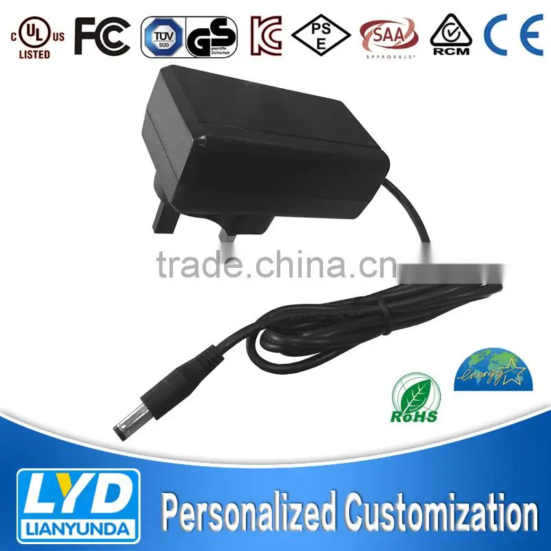 OEM/ODM 18v 1.5a ac/dc adapter with UL,CE and FCC