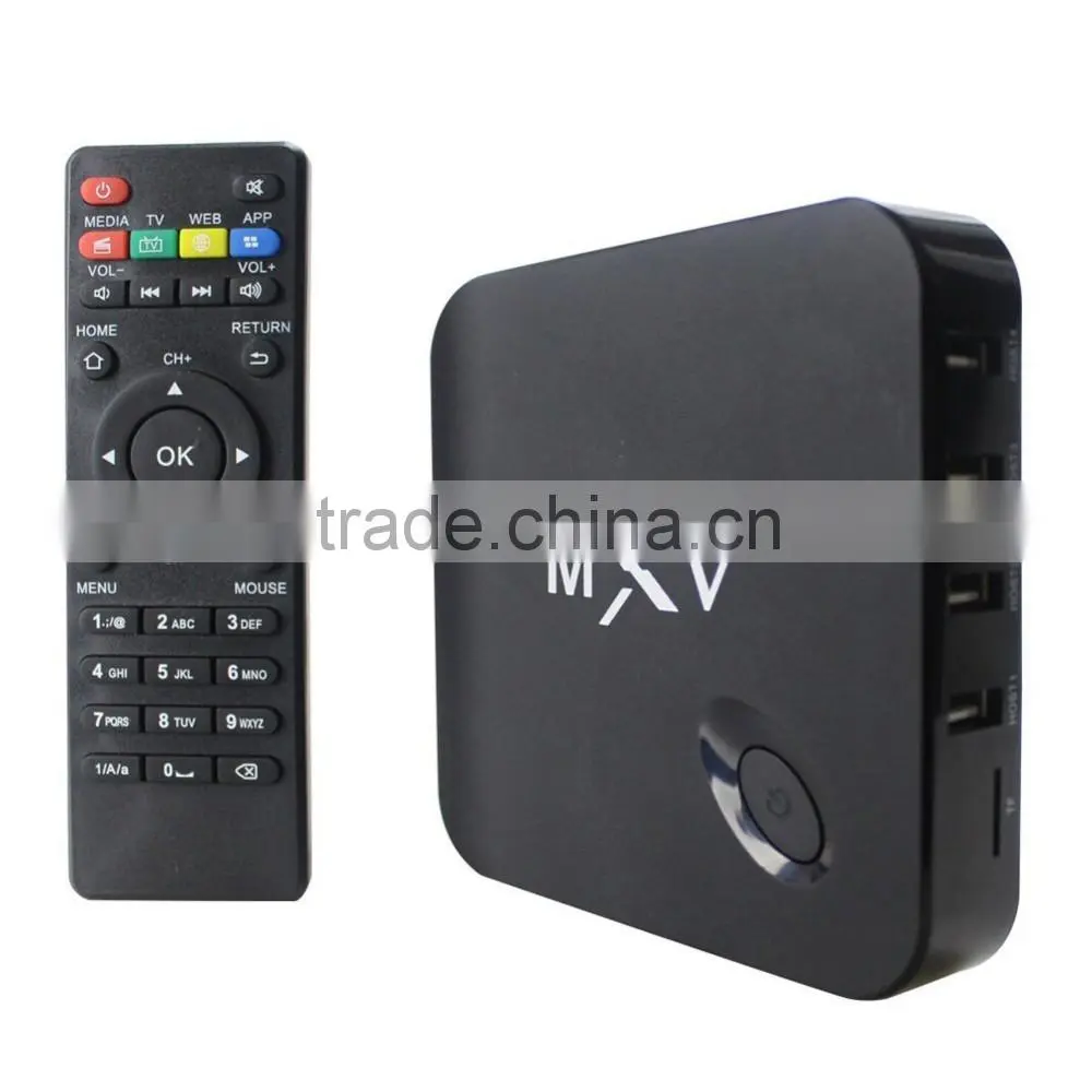 smart wifi android 4.4 S805 1080P Bluetooth 4.0 LC- MX5 MXV MXV+ TV box