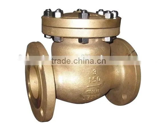 Brass ANSI 1/4" Double Flange swing check valve price