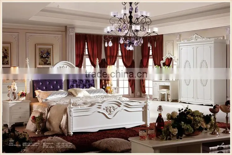 Wholesale Korean white bedroom furniture