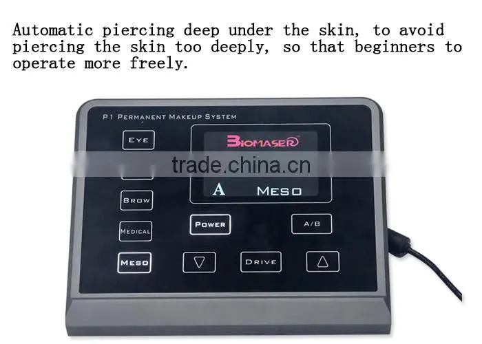 New arrival electric digital permanent makeup touch-screen tattoo machine kit