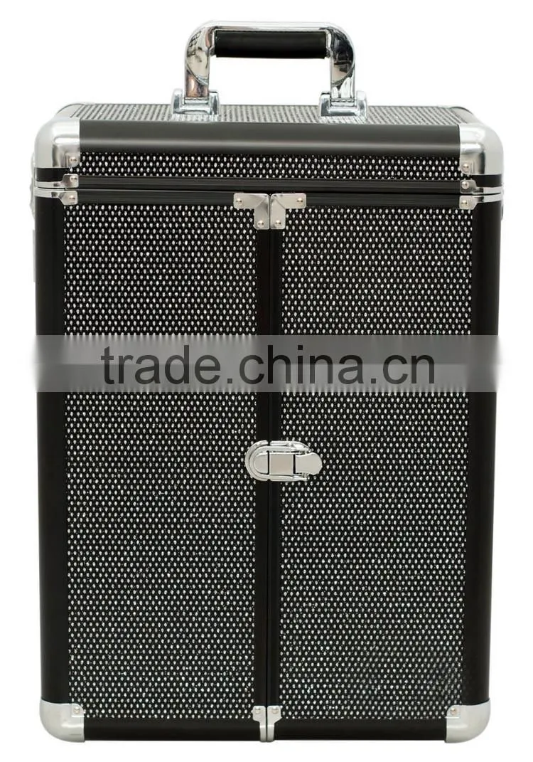 Professional Makeup Cosmetic Rolling Train Case Organizer Storage case,beauty makeup vanity case trolley case