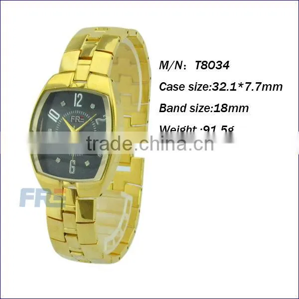 western watches hand watch mobile phone price brass watch (T8034)