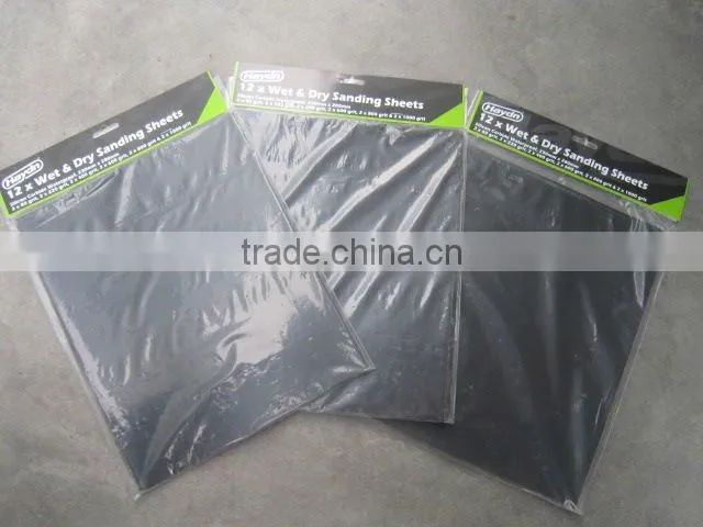 waterproof abrasive paper