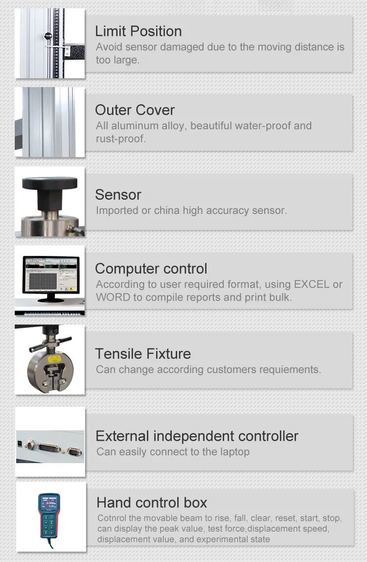ISO ASTM 2020 Computer Contronlled Electronic Universal Testing Machine/utm Testing Instrument