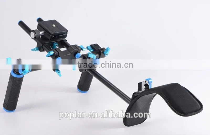 5D2 5D3 7D DSLR Rig Rigs Video Shoulder Camera Support Stabilizer Follow focus
