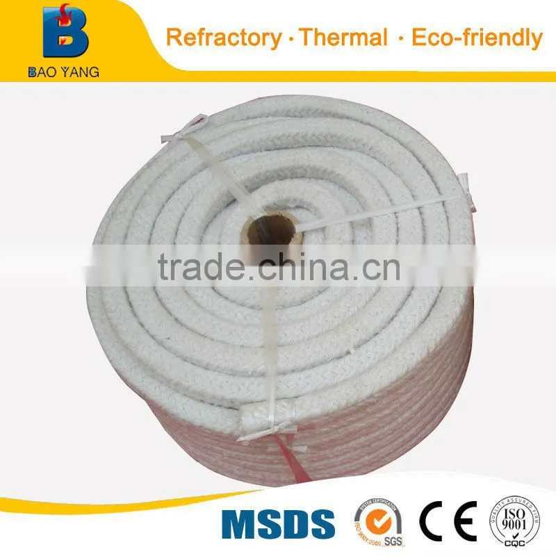 Round braided Ceramic Fiber Textiles Rope