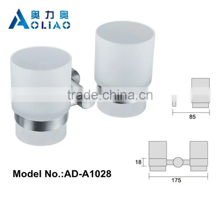 High quality Bathroom accessory stainless steel metal single cup holder