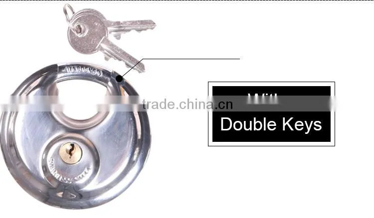 Security Solid Padlock 60/70/80/90mm Size Stainless Discus Lock