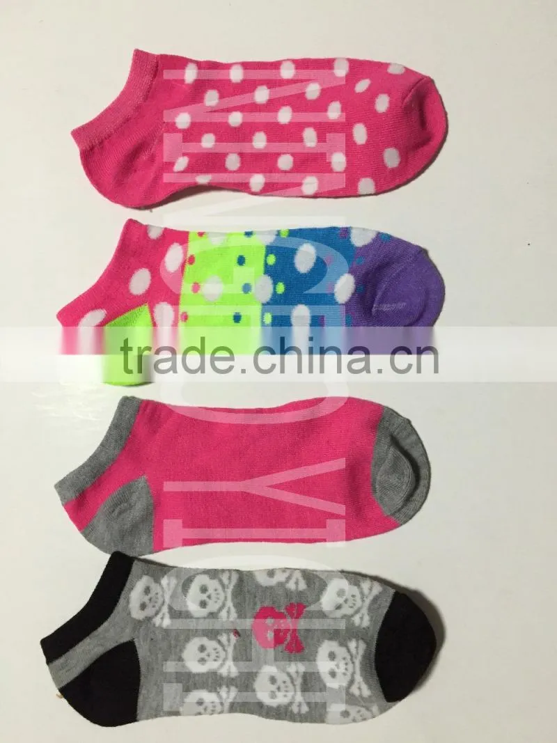 gray & pink series women socks