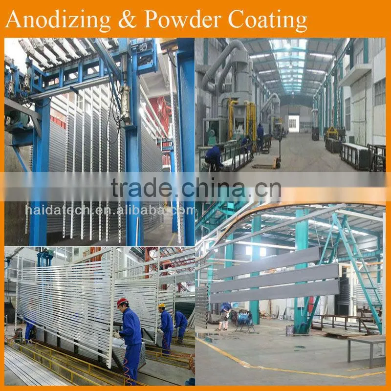 6063-T5/T6 anodic Oxidation extrusions aluminum profiles for light box