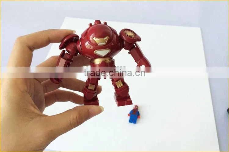 Decool bricks 0181 SuperHero Iron Man HULK BUSTER robot Minifigure Building bricks Blocks Toys