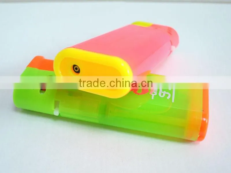 automatic flip wind resistant gas lighter customized logo printing cigarette lighter