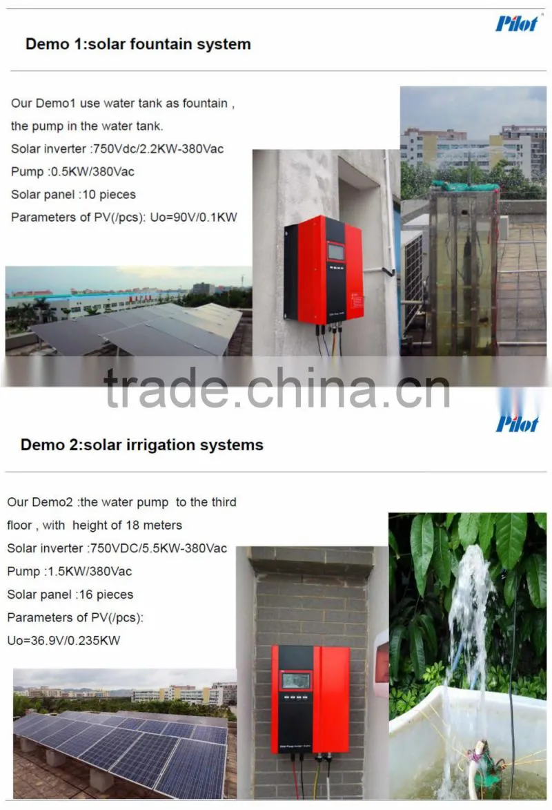 3 phase AC solar inverter without battery
