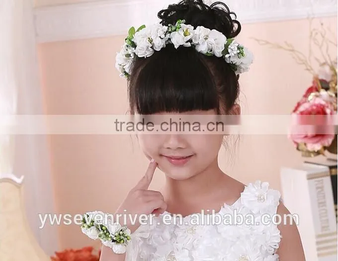 South Korean children's wreath wreath han edition simulation Girls headdress flower wreath wreath of wedding dress accessories