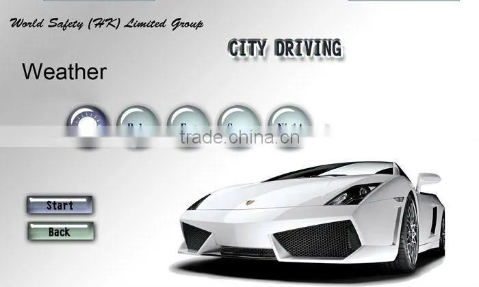32 inch large LCD screen car driving simulator