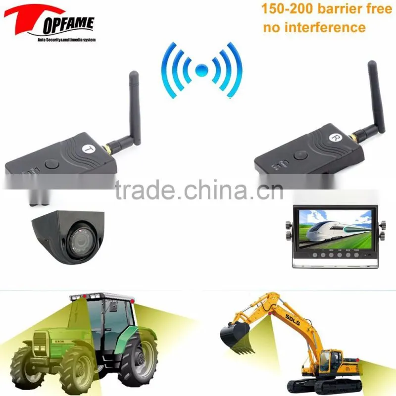 no interference digital wireless video transmitter&receiver can work with any reverse camera, car lcd monitor,DVD, GPS,etc