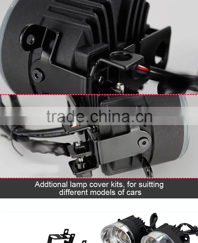 Round Korea Chip Fog Light Assembly For Toyota Avanza Ford Mondeo Jeep
