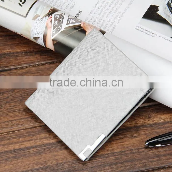 Wholesalers china Lastest 4 color Cross pattern short mens Leather wallet