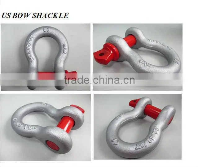 round pin shackle/bow shackle/ marine anchor shackle G-213