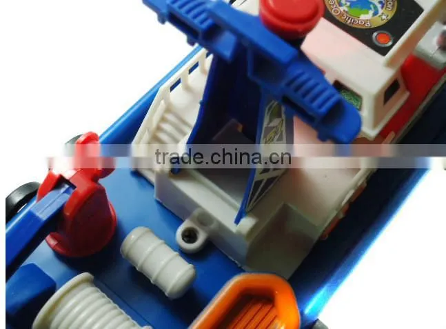 electric remote control boat toy,toy sea fireboat, toy water boat