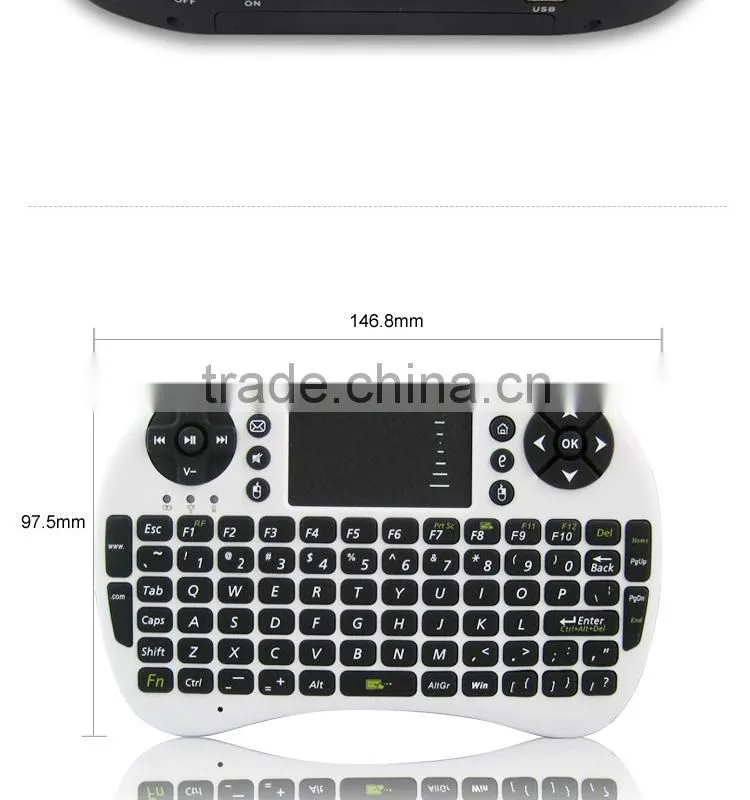 Low cost best seller wireless flexible keyboard & mouse with touch pad