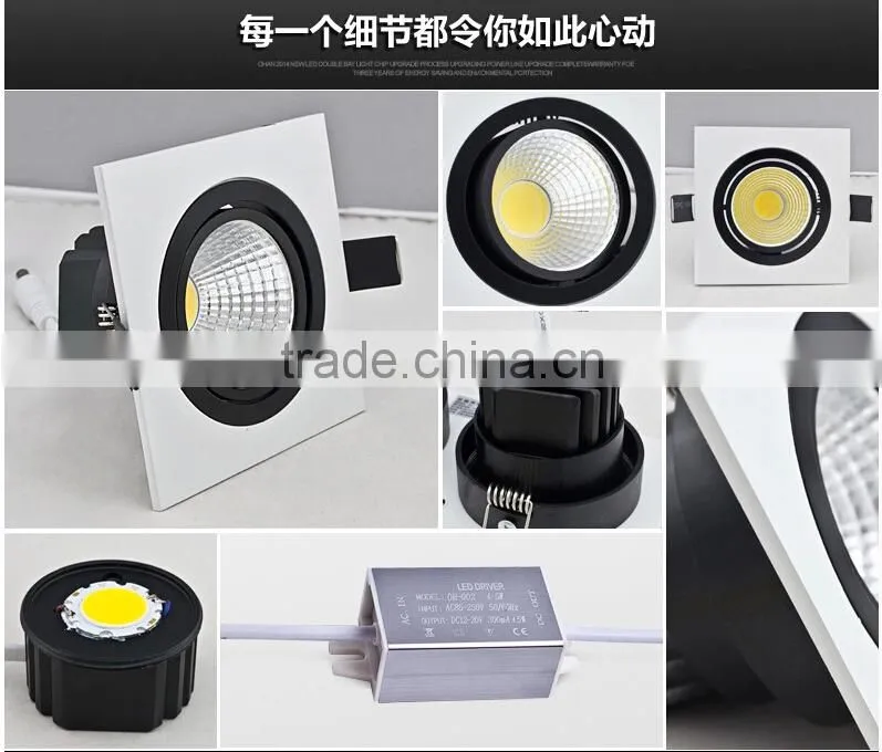 Factory Sales LED Ceiling Lights 3w 5W 7w 10w COB LED Grille Lamp LED Spot light