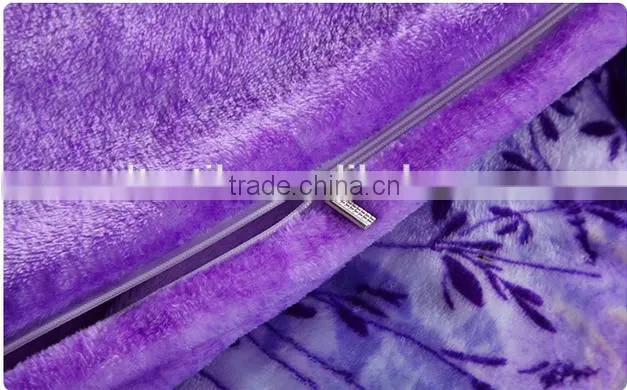 china supplier soft printed Flannel bedding sets
