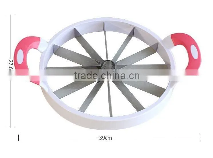 fruit tools 12 slices stainless steel melon Slicers watermelon cutter