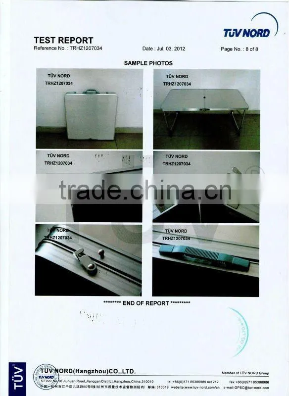Outdoor Aluminum Folding Table