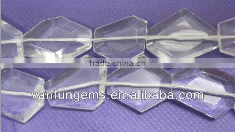 Crystal faceted tumble natural stone