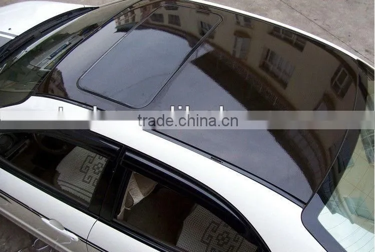 High glossy black car sunroof film , car wrapping film
