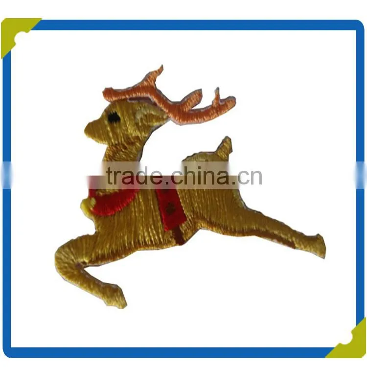 Embossed 3D wholesale self-adhesive Embroidery patch