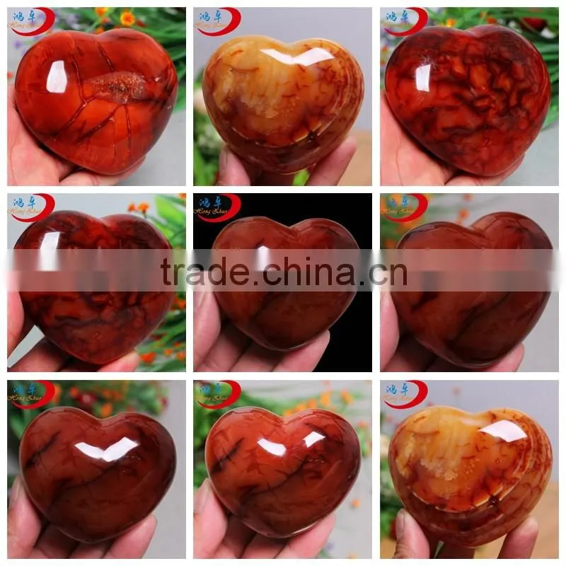 semi precious gemstone rainbow heart
