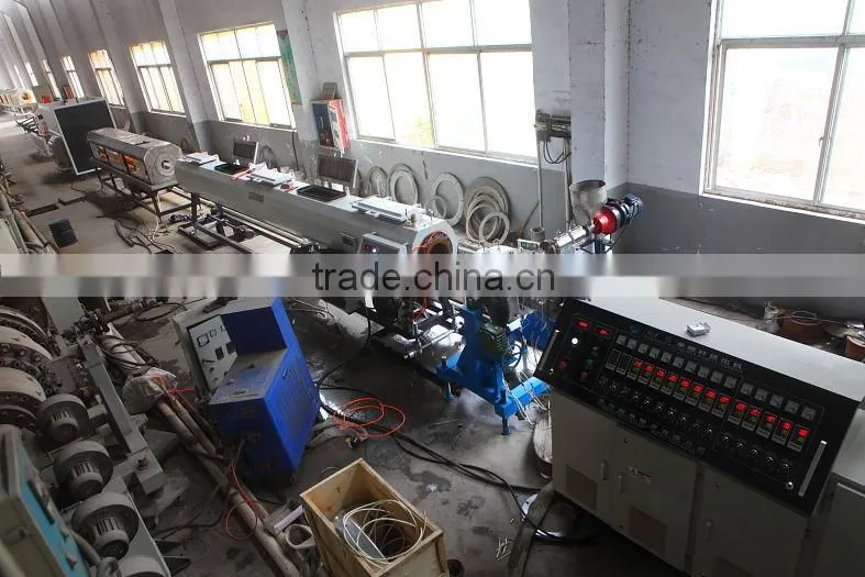 HDPE plastic pipe extrusion machine / production making machine / line