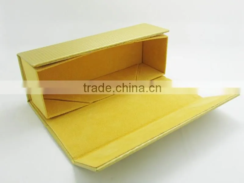lemon yellow wholesale custom handcraft eyewear glasses case