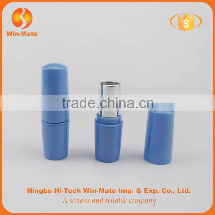 luxuriant blue appearance with a little pure and fresh mini lipstick case
